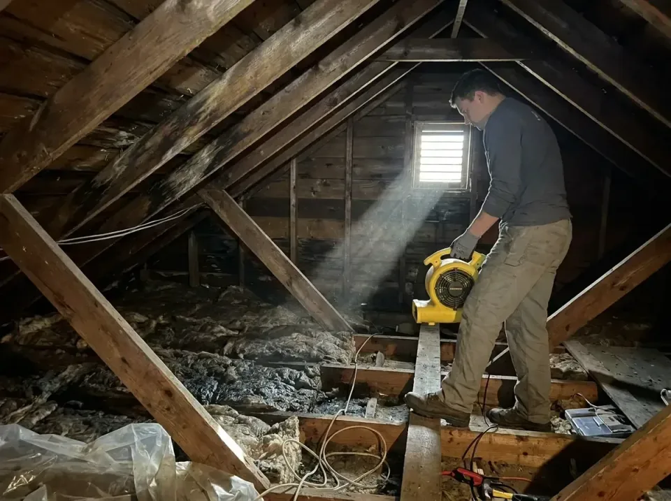 attic-water-damage-drying-proc-007 — frequently asked questions, Emergency Water Extraction & 24/7 Flood Response in Wyomiss…